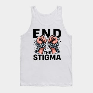 End the Stigma,breaking down barriers, symbolizing the need to break down prejudices ,Memorial Day Tank Top